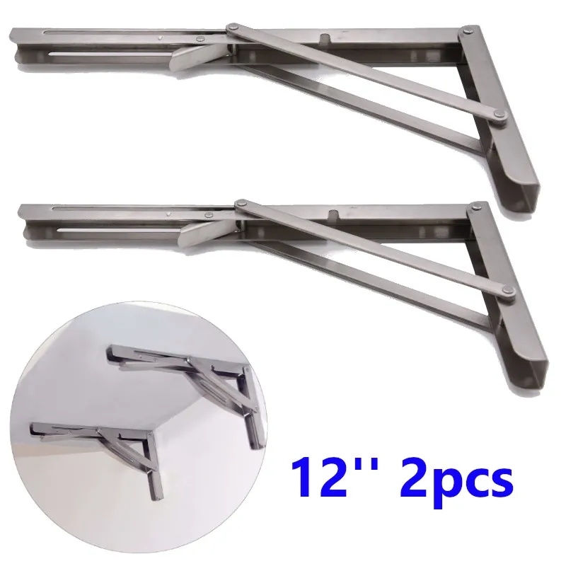 1 пара настенный Треугольный Кронштейн Из Нержавеющей Стали 550 фунтов|Морское