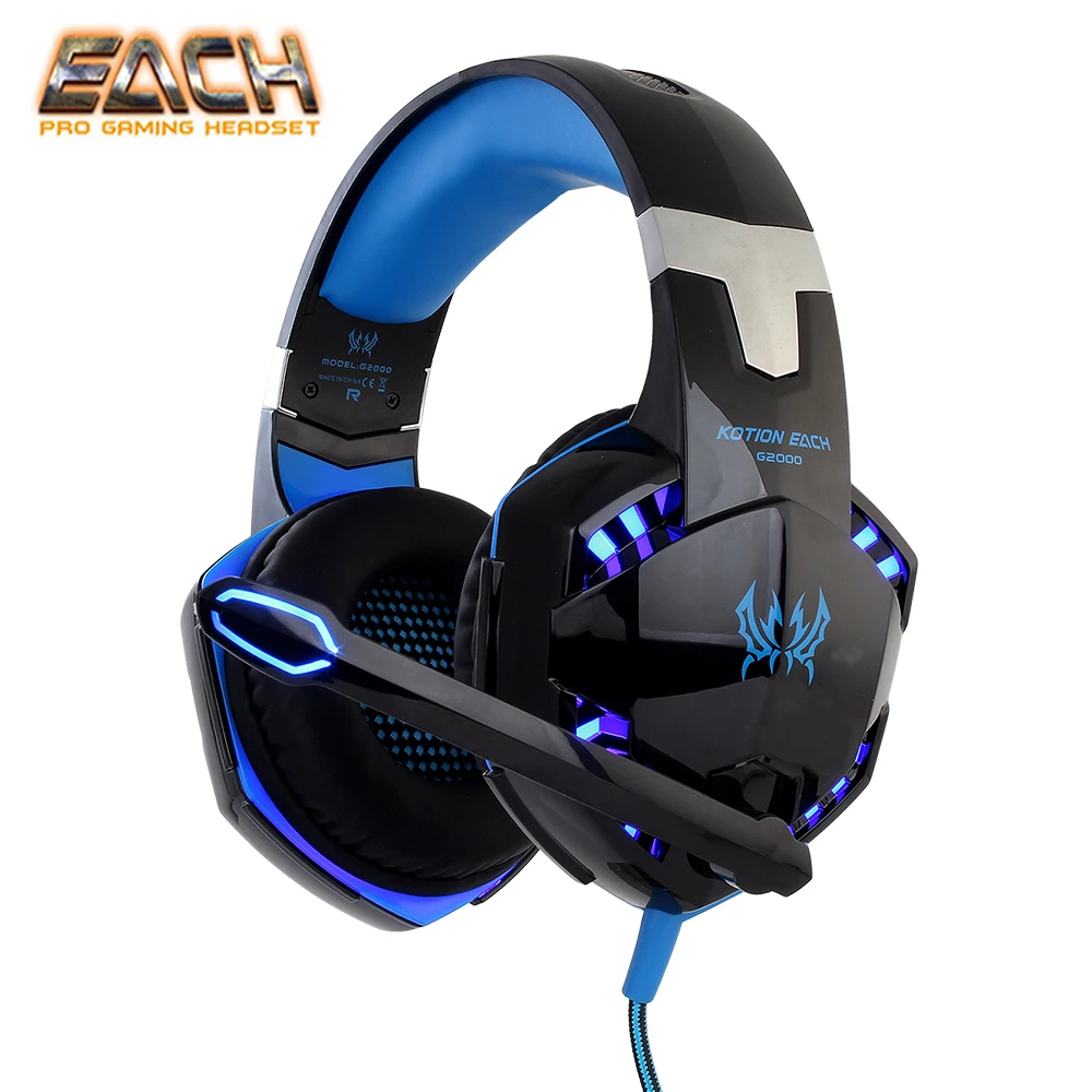 

KOTION EACH G2000 Headphones Gaming Headset Bass Stereo Over-Head Earphone Casque PC Laptop Microphone For Computer 3.5MM AUX