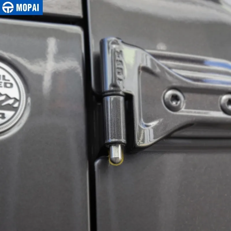 MOPAI Петля двери автомобиля разъем для Jeep Гладиатор JT 2018 + защелка запчасти крышка