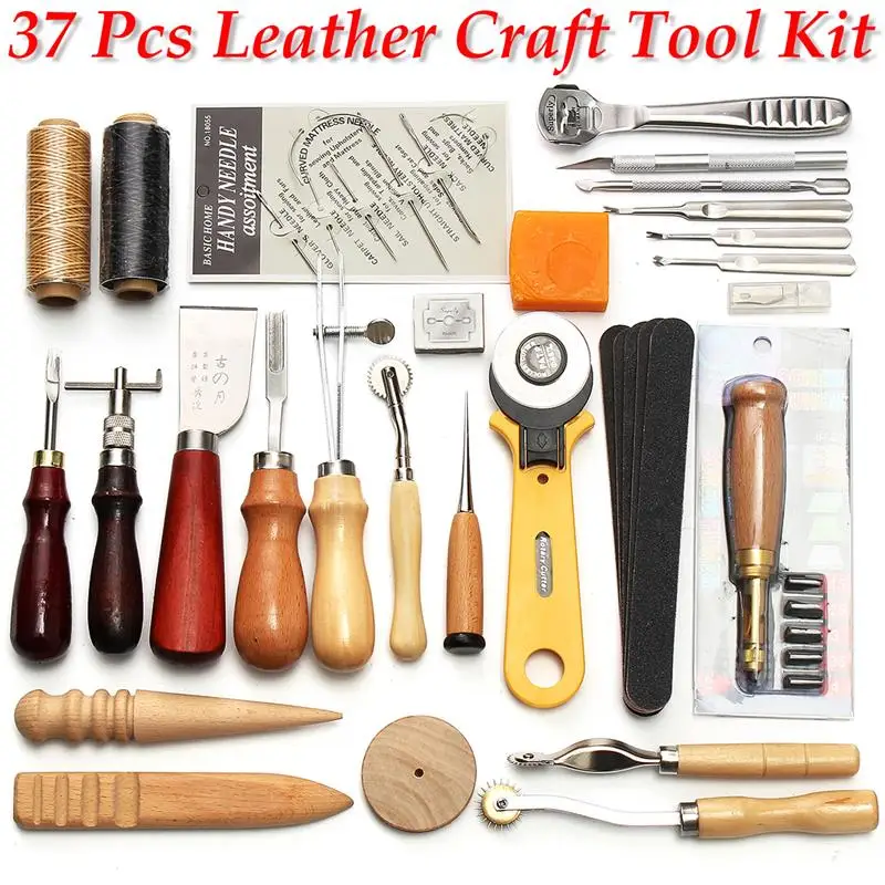 366pcs/set Leather tools, handmade leather goods making tools, leather DIY  tool set, handmade leather goods, leather bag tools - AliExpress