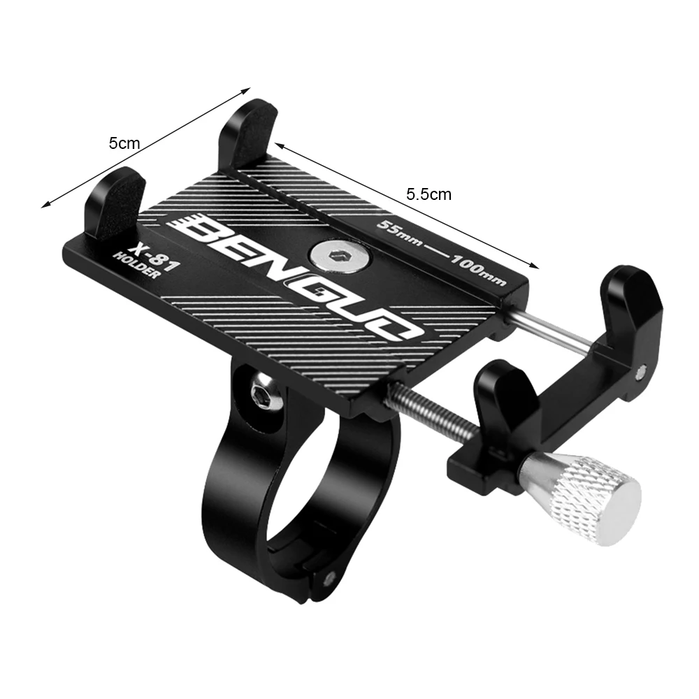 

Aluminum Alloy Bike Phone Holder 360 Degree Motorbike Cell Phone GPS Mount Non-Slip Handlebar Racks Outdoor Accessories