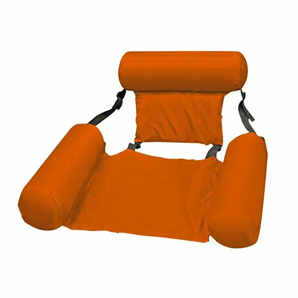 

Inflatable Foldable Floating Row Backrest Air Mattresses Bed Beach Swimming Pool Water Sports Lounger float Chair Hammock Mat