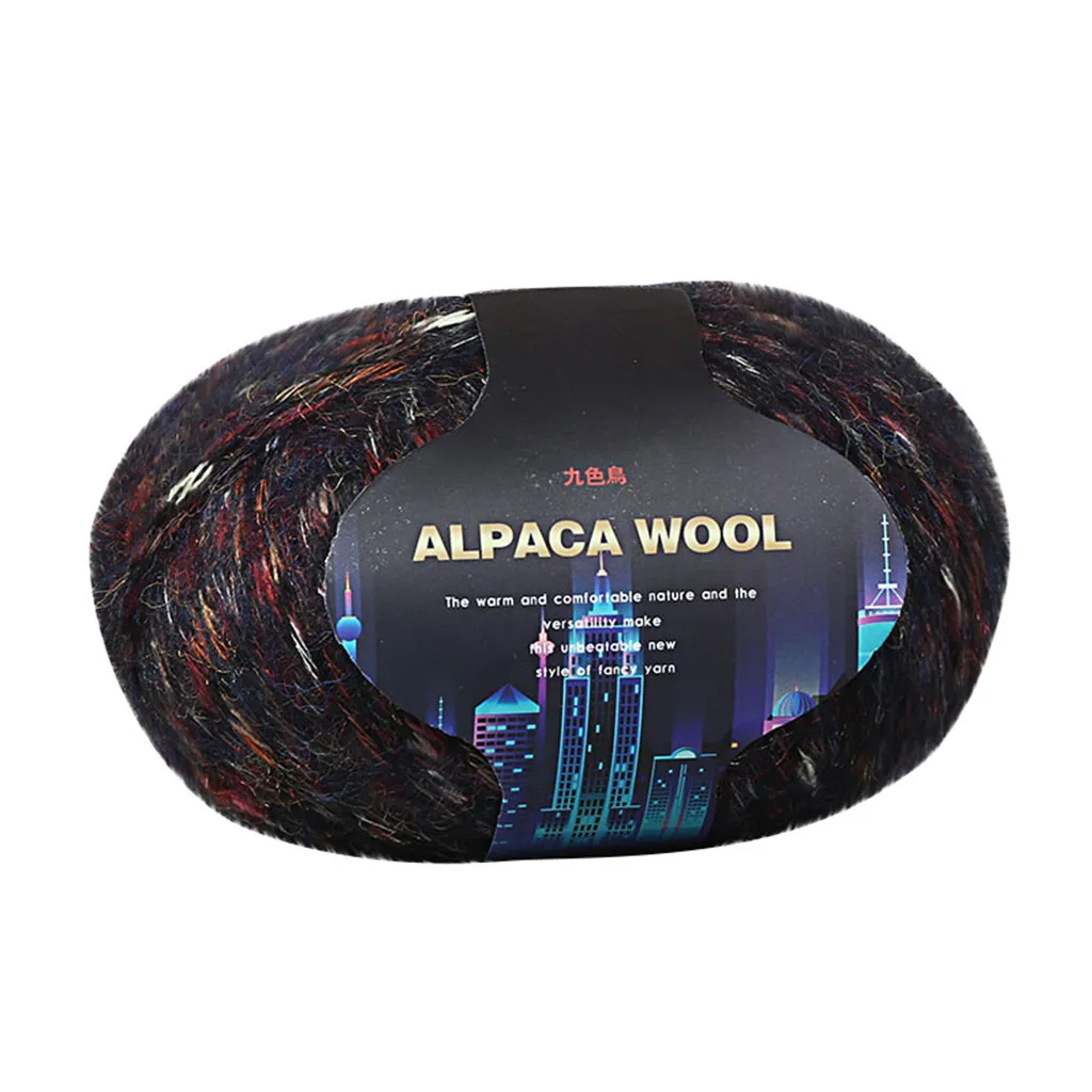 Красочные Alpacawool ручной вязки пальто свитер шарф линии из толстой шерсти инновационные и удобные товары для дома