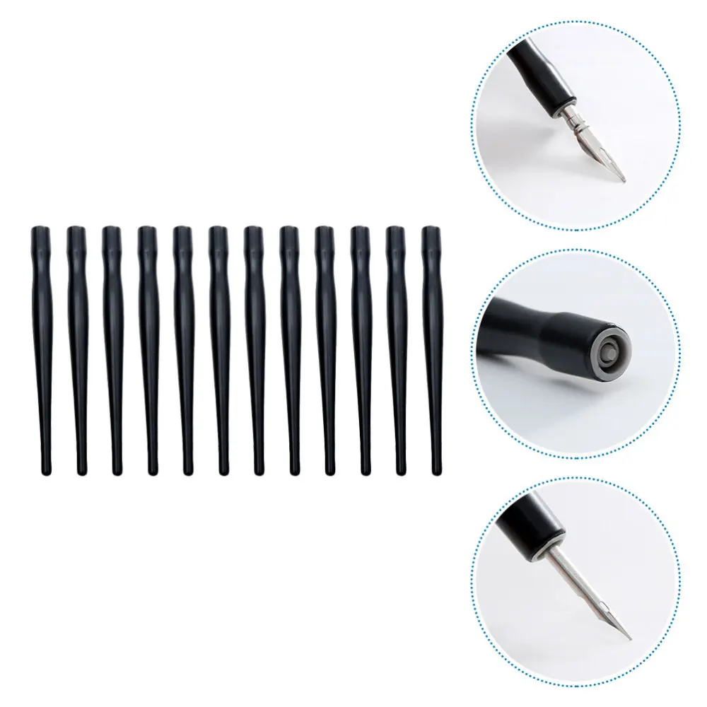 

12pcs Dip Pen Nib Holder Multifunctional Comic Nib Holders for Drawing