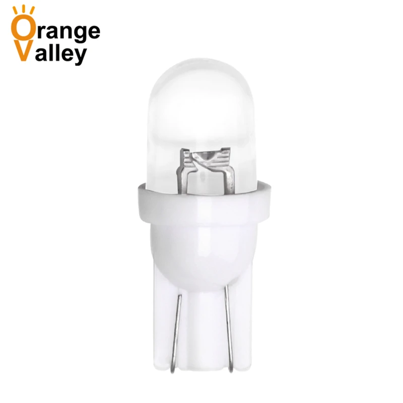 

500Pcs Wholesale T10 W5W 168 501 1 LED Car Auto Interior Wedge Light Side Dashboard Number Plate Old Lamp Bulb DC 12V