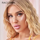 Женские Винтажные Солнцезащитные очки без линз, цветные Роскошные брендовые радужные украшения со стразами, модная декоративная полуметаллическая оправа