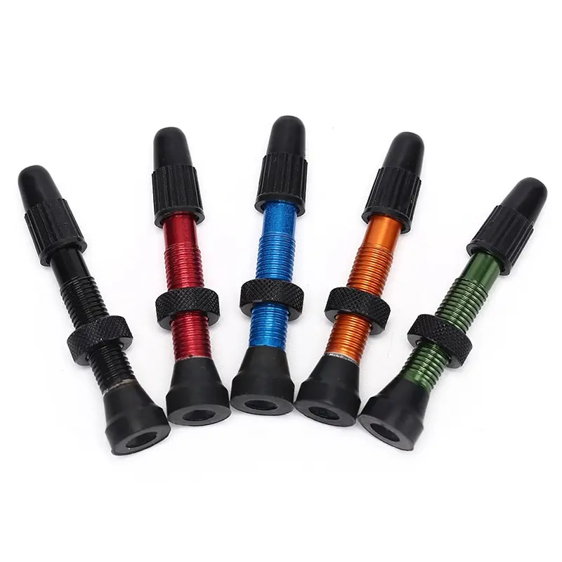 

No Tubes Tubeless Presta Aluminum Valves 50mm MTB Road Bike