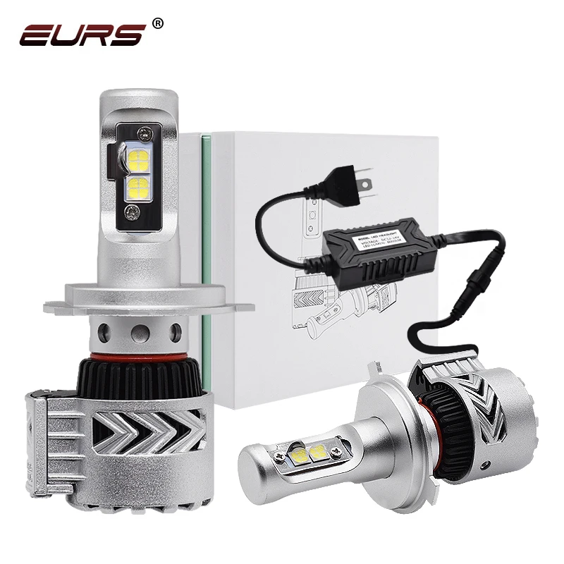 Светодиодные Автомобильные фары H11 H1 H4 LED лампы HB4 HB3 9005 9006 9004 H13 H16 12000lm Xhp50 высокая