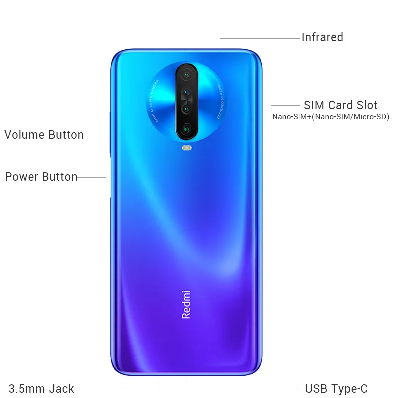 Смартфон Xiaomi Redmi K30 8 Гб 128 ГБ Восьмиядерный процессор Snapdragon 730G четырехъядерный 64