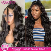 sweetie 13x4 lace front human hair wig for black women brazilian body wave transparent 13x4 lace frontal wig 4x4 closure wigs