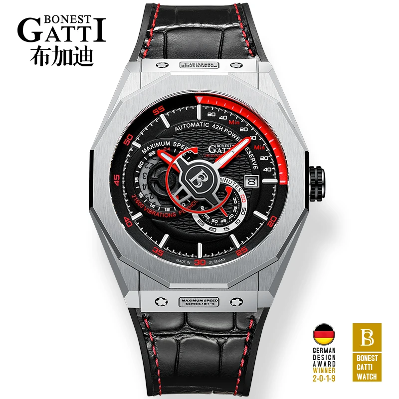 Часы наручные мужские механические брендовые Роскошные водонепроницаемые