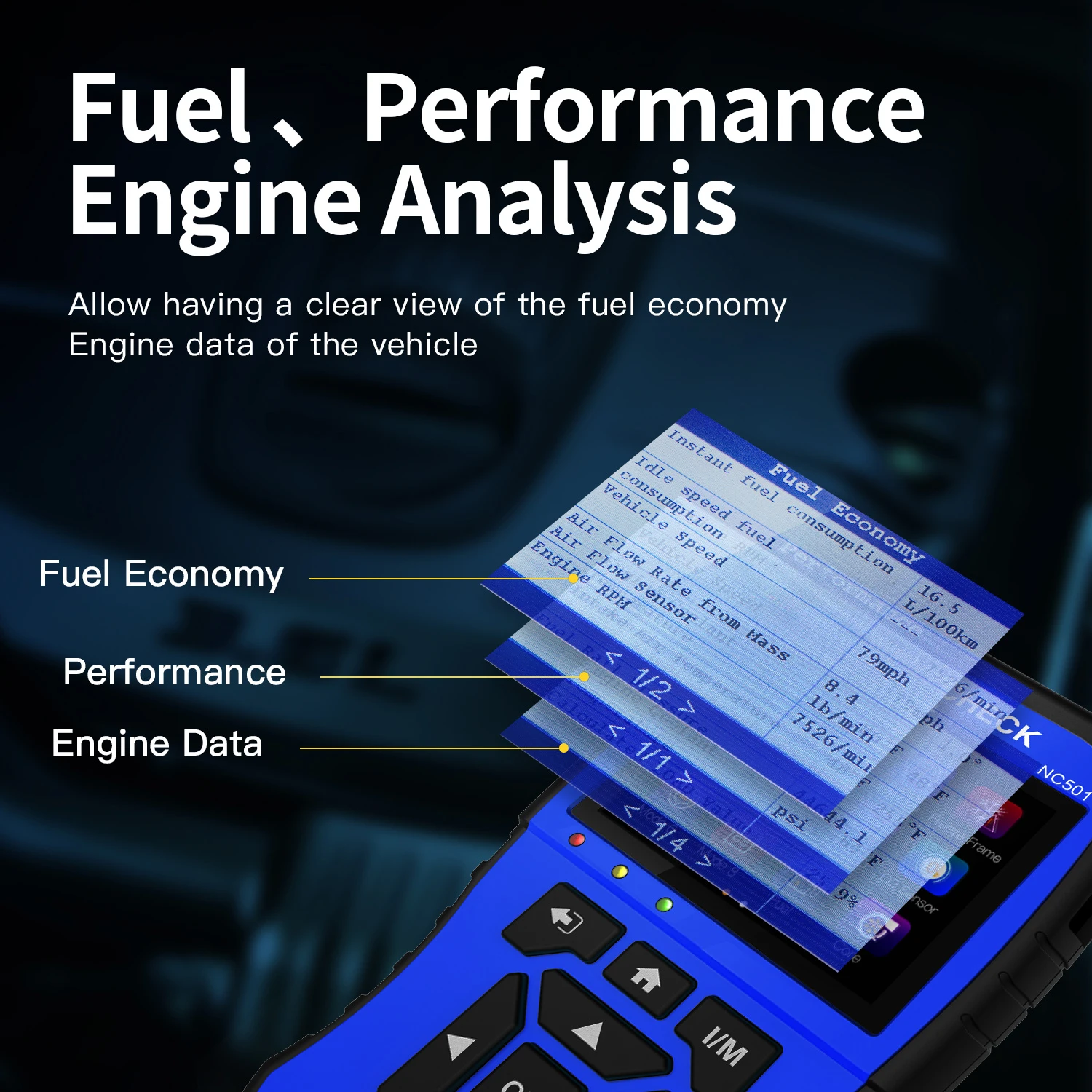 NexzCheck NC501 EOBD автомобильный сканер инструмент для диагностики автомобиля