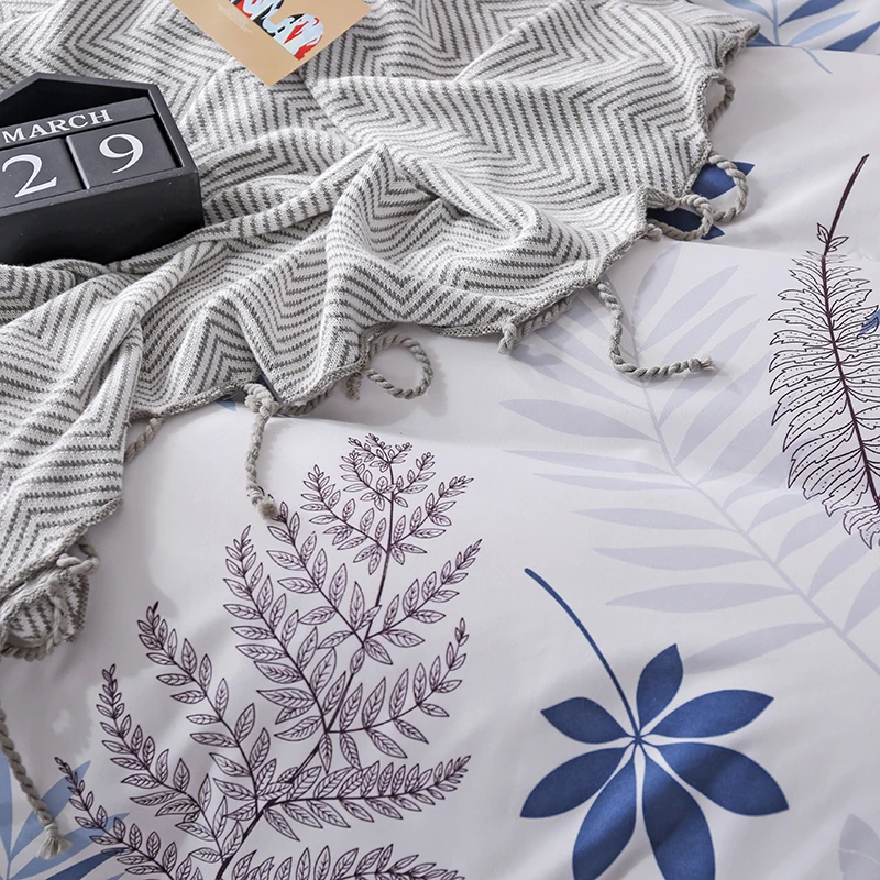 Домашний текстиль простой набор из четырех предметов шлифовальные хлопковые