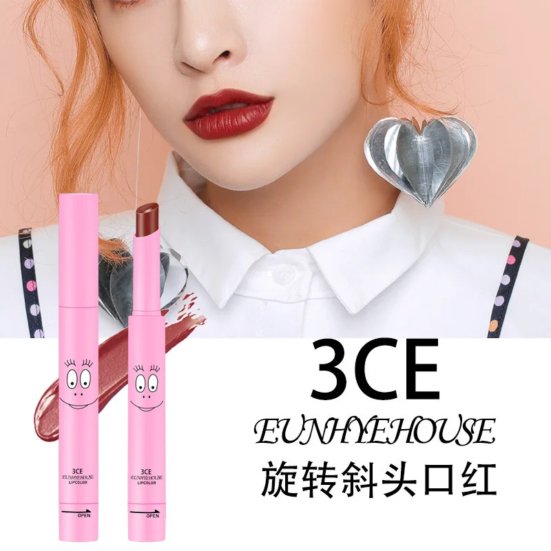 Увлажняющая и питательная водостойкая губная помада русалка 3CE EunHye House Baba Dad |