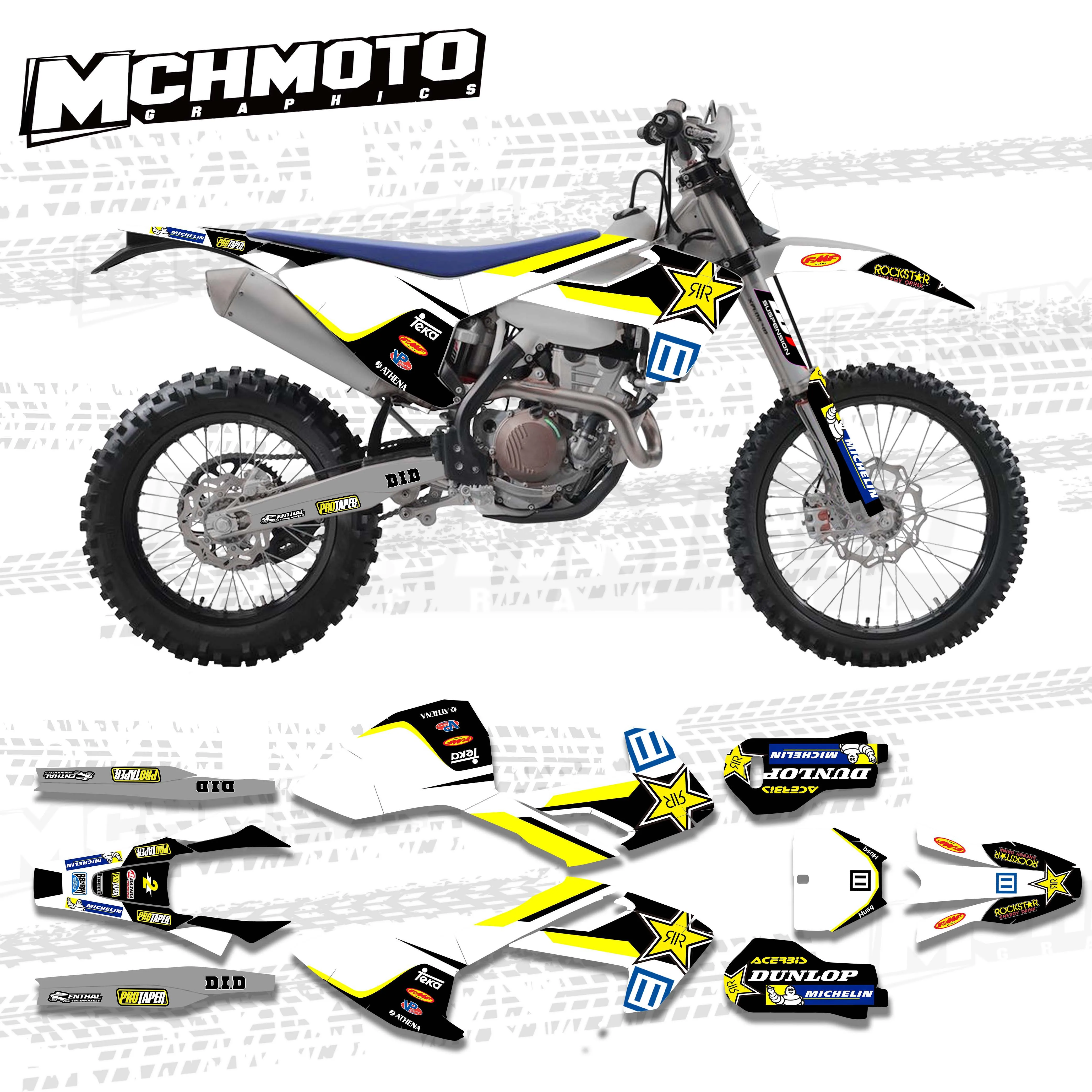 MCHMFG мотоциклетная команда графические наклейки для Kit DECO Husqvarna TE FE TX 2017 2019 TC FC 2016 2018
