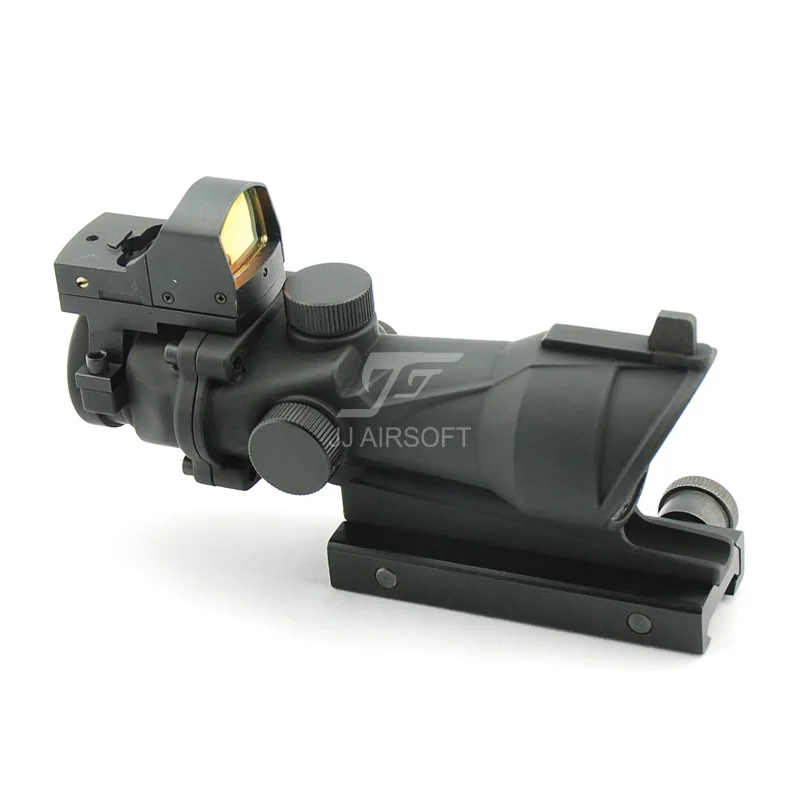 JJ страйкбол ACOG Стиль 4x32 прицел с доктором мини красный точечный датчик света и