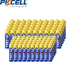 Аккумуляторы PKCELL, 100 шт., угольно-цинковые, 1,5 в, AA, R6P, AAA, 50 шт.