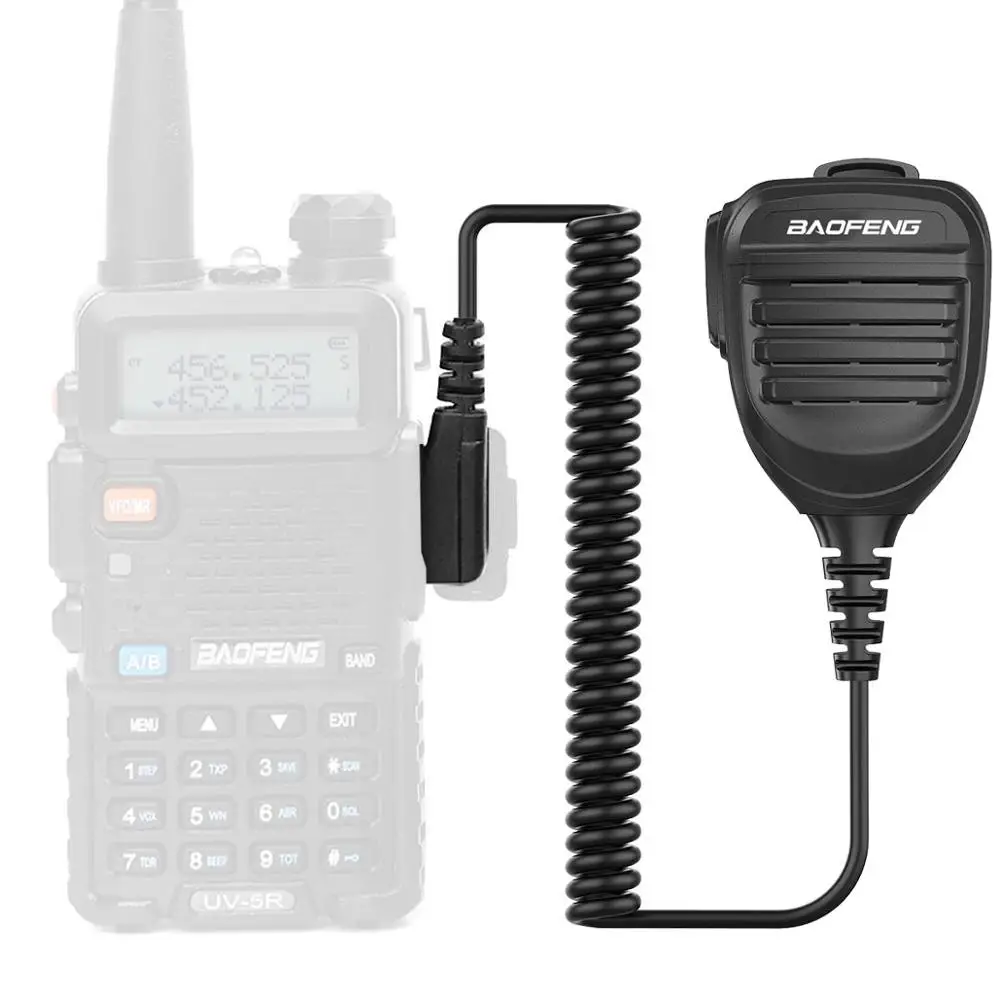 Baofeng Водонепроницаемый плеча Динамик микрофон для TYT Ham Радио UV-5R BF-C9 /V9 /888S UV-10R