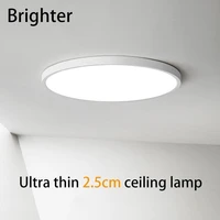 brighter ultra thin led ceiling lamp 12w 18w 24w 36w 54w modern panel lights for living room bedroom kitchen indoor lighting