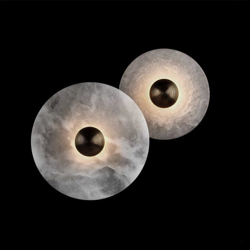 

Simple marble decorative wall lamp living room bedroom bedside lamp corridor aisle background wall lamp