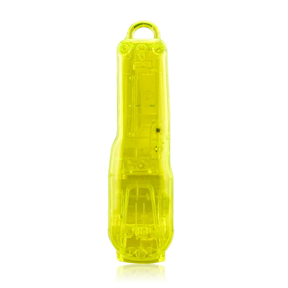 Transparent yellow Парикмахерской, 7 цветов, прозрачный машинка для стрижки крышка ПК Материал изменение оболочки триммер спереди Нижняя крышка инструмент Аксессуары - Цвет: Transparent yellow