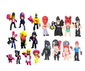 18pcs Игра звезды фигурка игрушки Леон Шелли Кольт Джесси куклы модель детская игрушка-подарок 8 шт/12 шт/18 шт./компл - Цвет: 18pcs