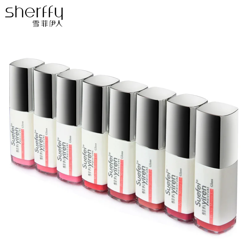 Красно матовый блеск для губ жидкая румяна помада долговечный натуральные