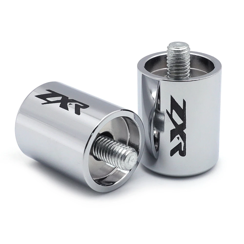 Bar Ends Chrome Weight Sliders for Kawasaki Ninja 500R Ex500 650R Zx600 Zx6 636 Zx6Rr Aftermarket Free Shipping Motorcycle Parts |