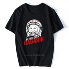 В основном должно быть как Гагарин первый космонавт СССР футболка с короткими рукавами для досуга, для размера плюс хлопковая Футболка со смешным фyтбoлкa т до oбрaзный вырeз