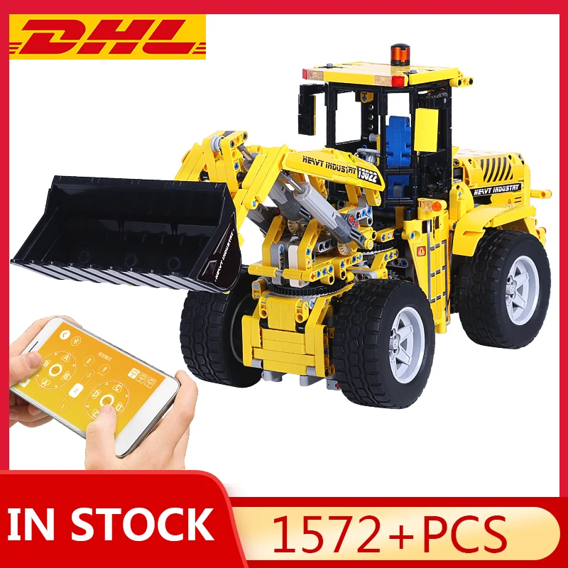 20006 техника серии RC автомобиль L350F колесный погрузчик бульдозер модель с здание