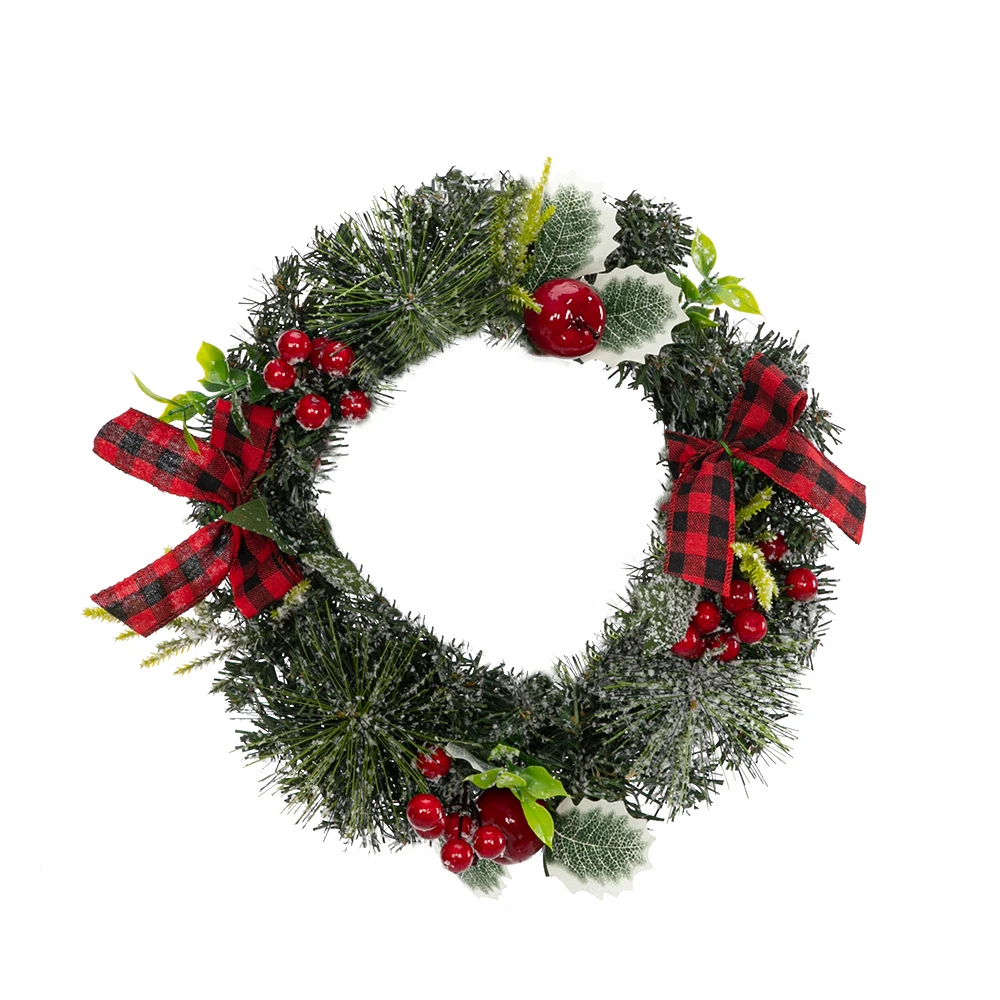 

Рождественский венок, украшение, яблоки, Красные Луки, малина, домашний декор, для помещений и улицы, тема вечерние ринки, свадьбы, стены, окн...