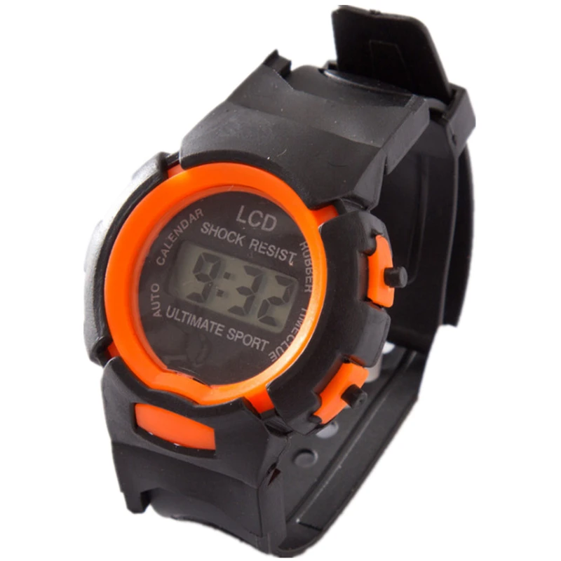 

Hot Sell Students Digital Watches for Boys Girls Silicone Strap Waterproof Electronic Watches Fashion Children Sports Wristwatch