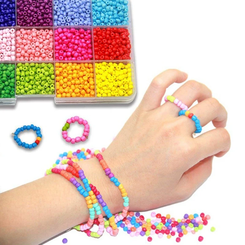 

DIY Jewelry Bracelet Making Millet Beads Set Bracelet Necklace Making Materials DIY Bead Bracelet Making
