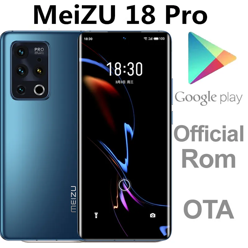 Быстрая доставка DHL Meizu 18 Pro 5G смартфон 6 7 &quot120 Гц Super AMOLED Snapdragon 888 50.MP S 12 Гб