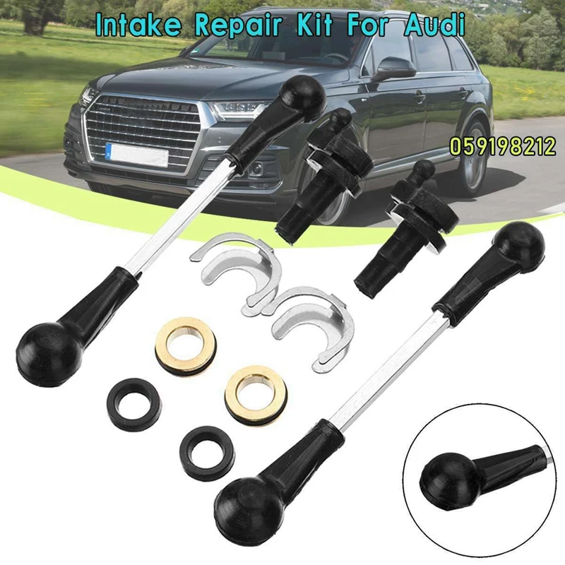 

AP68-10Pcs 2.7 3.0 Tdi Car Air Intake Manifold Suction Pipe Swirl Flap Repair Kit for A4 A5 A6 A7 A8 for Touareg 059198212