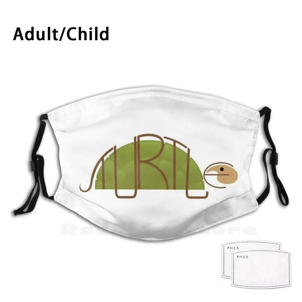 

Я... Моющаяся Пылезащитная маска для черепахи, с принтом