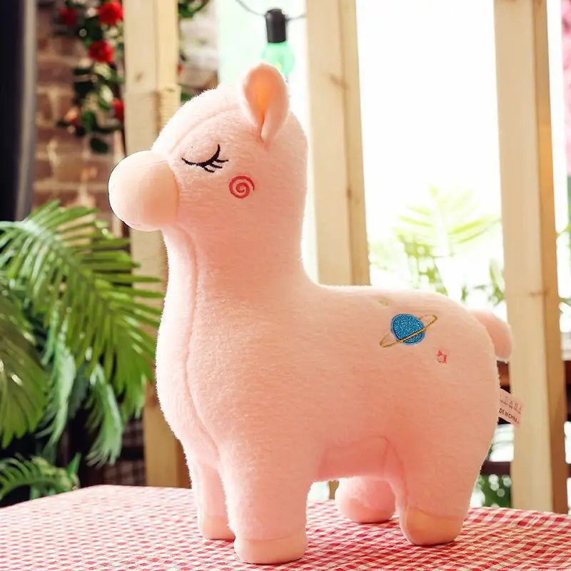 

Cute alpaca plush toy kawaii plush stuffed animals mini plush toy pink kawaii room decor gifts for kids kawaii stuffed animals