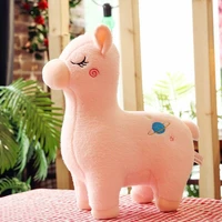 cute alpaca plush toy kawaii plush stuffed animals mini plush toy pink kawaii room decor gifts for kids kawaii stuffed animals
