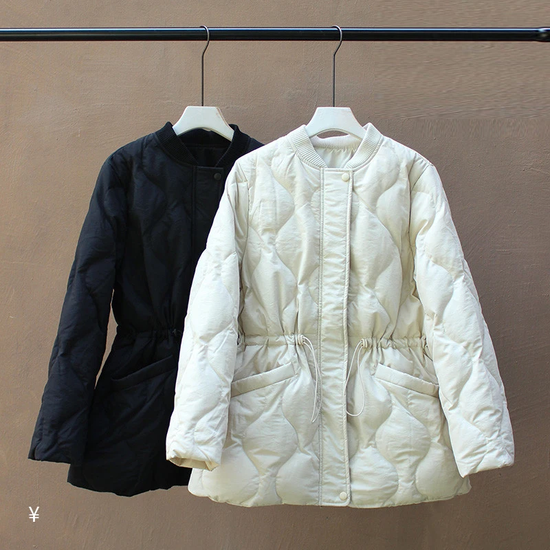 

Женский пуховик, Женская длинная куртка на утином пуху, женские легкие облегающие портативные пальто с теплой подкладкой