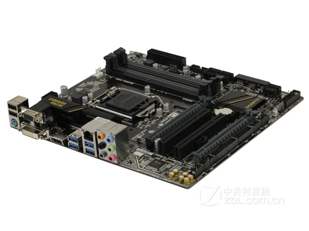 Gigabyte GA-B150M-D3H оригинальная б/у рабочего стола материнской платы DDR4 LGA 1151 B150M-D3H 14NM Процессор 64 Гб USB2.0 USB3.0 B150 материнская плата