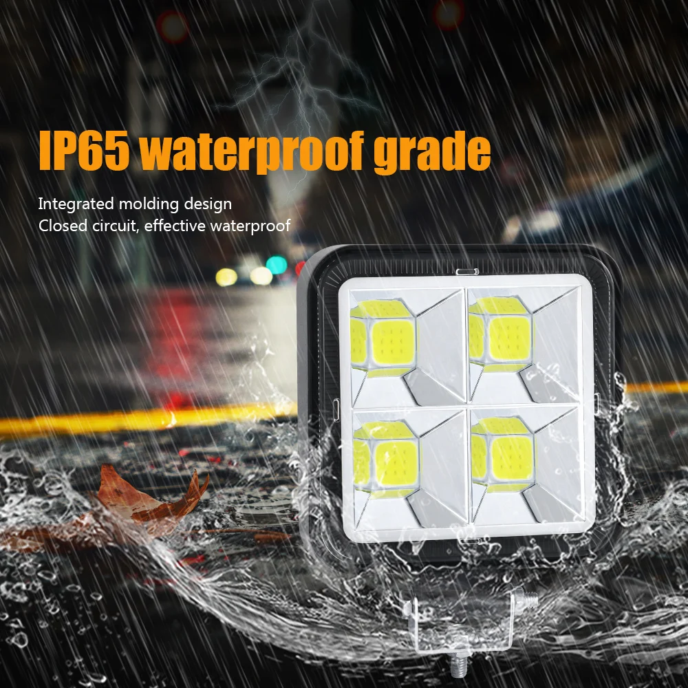 3-дюймовая Светодиодная панель рабочего освещения прожекторный луч чипы COB 12 В 24