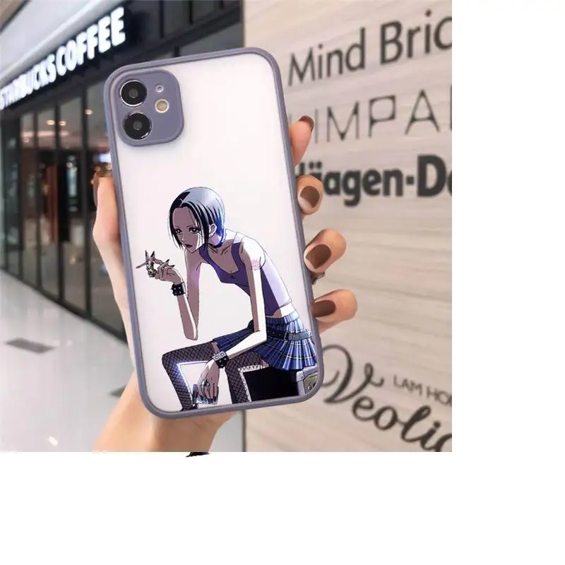 

sexy girl NaNa osaki Phone Cases Matte Transparent for iPhone 7 8 11 12 s mini pro X XS XR MAX Plus cover funda