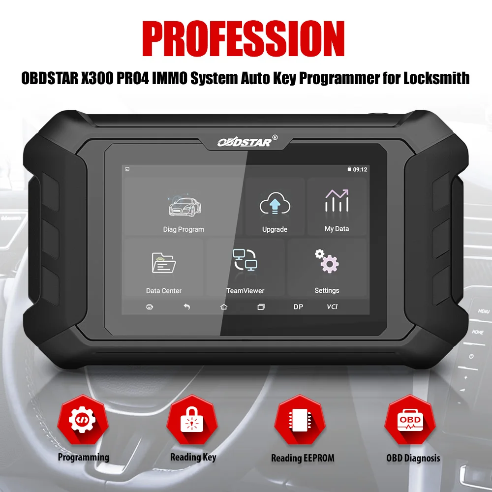 OBDSTAR X300 Pro4 Pro 4 PAD IMMO система с FCA 12 + 8 Универсальный адаптер/многофункциональный