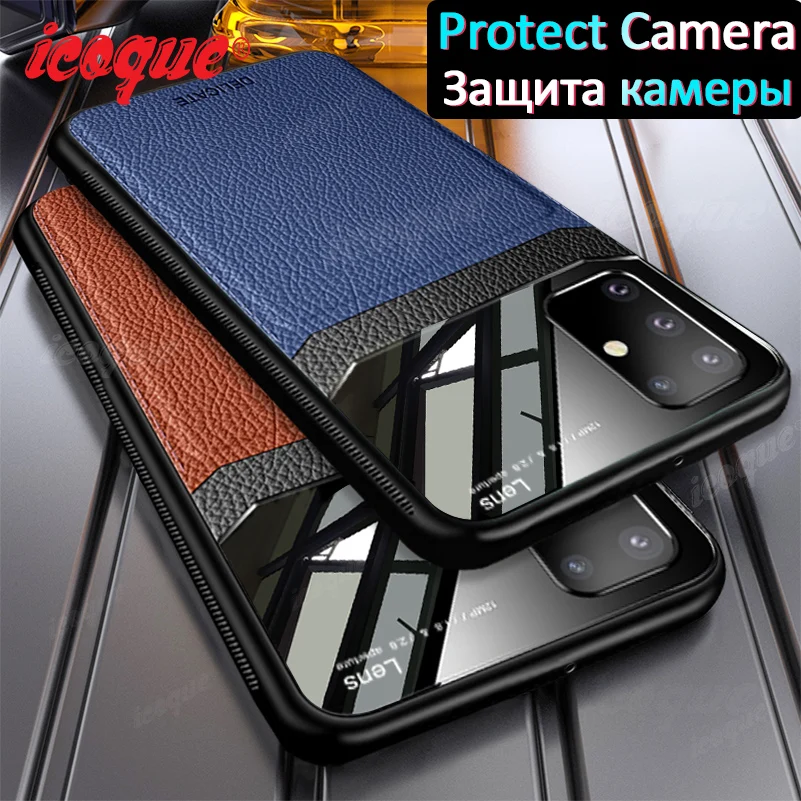 Кожаный чехол для Samsung Galaxy S20 ultra Note 20 10 plus 9 8 S8 S9 S10 плюс 5G A71 A51 A70 A50 Coque|Бамперы| |