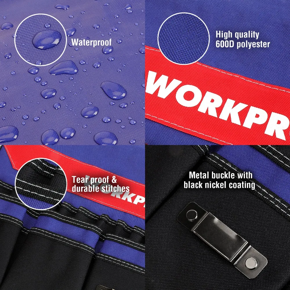 WORKPRO 5 галлонов ведро инструмент органайзер сумка для инструментов (инструменты
