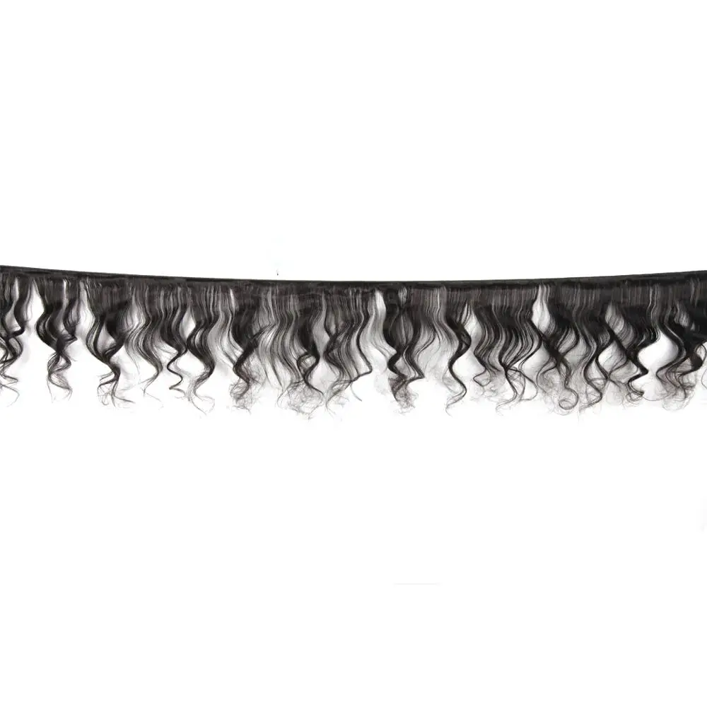 Волнистые вьющиеся волосы 3 пучка 100% бразильские человеческие плетение для