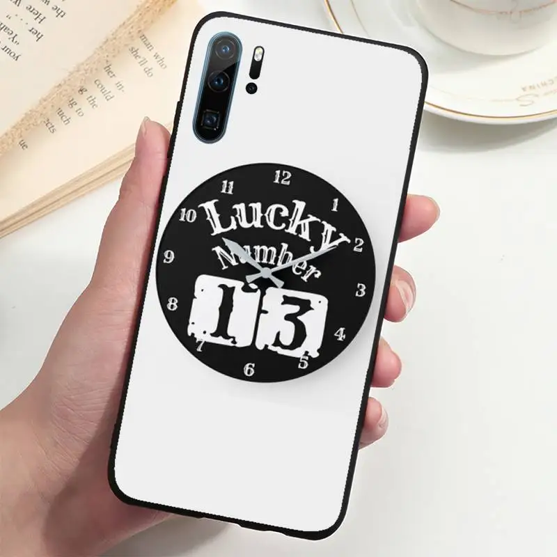 

Lucky Number 13 Phone Case For Huawei P20 P30 P40 lite Pro P Smart 2019 Mate 10 20 Lite Pro Nova 5t