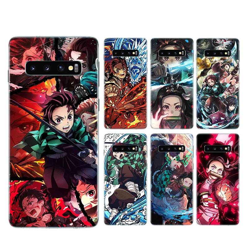 

Demon Slayer Anime Luxury Silicone Case For Samsung Galaxy S20+ S20 S10 S9 S8 Plus S10E S6 S7 Edge Note 8 9 10 Pro Bags Cover