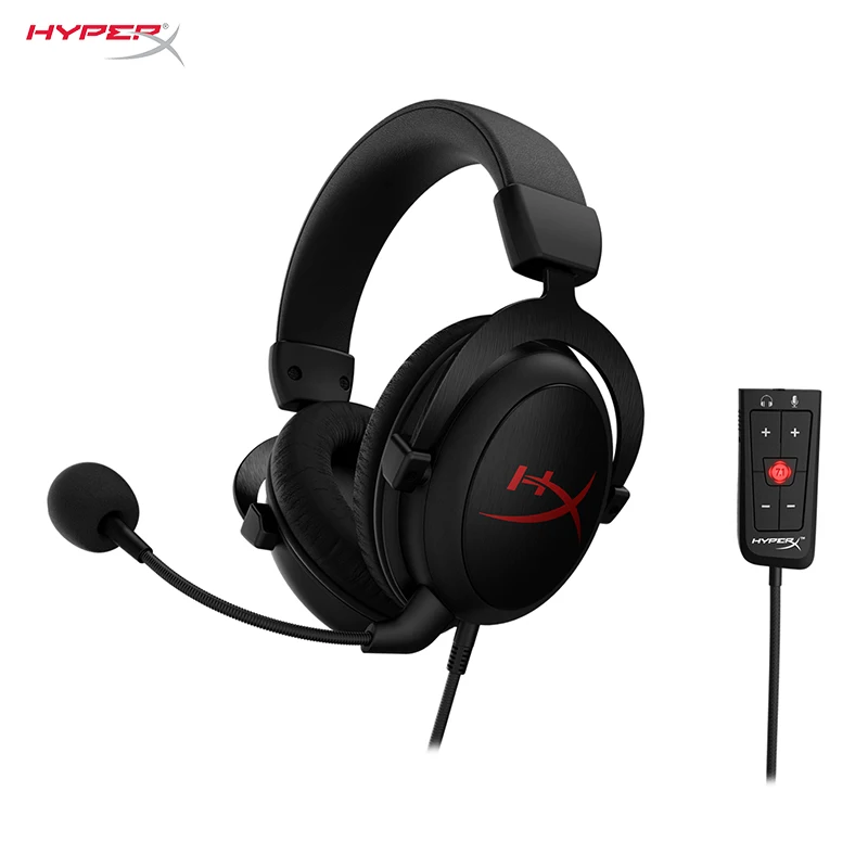 Наушники HyperX Cloud Core 7 1 с виртуальной объемной звуковой картой игровая гарнитура