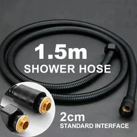 1 5m stainless steel shower hose with silicone gasket high quality faucet hose flexible watering hose bathroom accessories